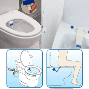 Bathroom Bidet Toilet Fresh Water Spray Clean Seat Non-Electric Attachment Kit Bidet Toilet Seat