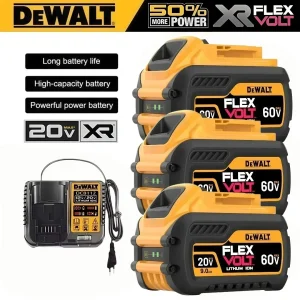 Dewalt Battery 20v Original 20V/60V 6Ah 9A MAX FlexVolt for Dewalt 20V Battery DCB606 DCB205 DCB206 DCB209 DCB182 Power Tool