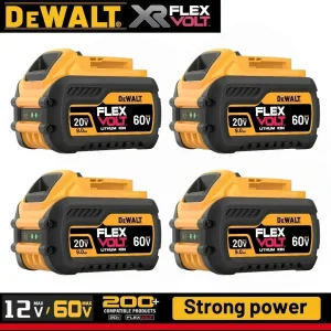 Flexbolt genuine DeWalt batteries power tool batteries DCB200 MAX DCB606 DCB205 DCB206 DCB209 DCB182 20V/60V 9000mAh