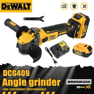 DEWALT DCG409 125mm Flat Head Angle Grinder Bare Machine Tool Cutting Machine 20v grinder Brushless Tools