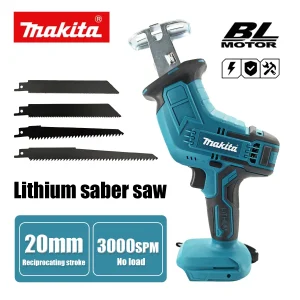 Makita ML-505 Cordless Reciprocating Saw Electric Chain Saw Portable Power Tool for Wood Metal Pipe Cutting